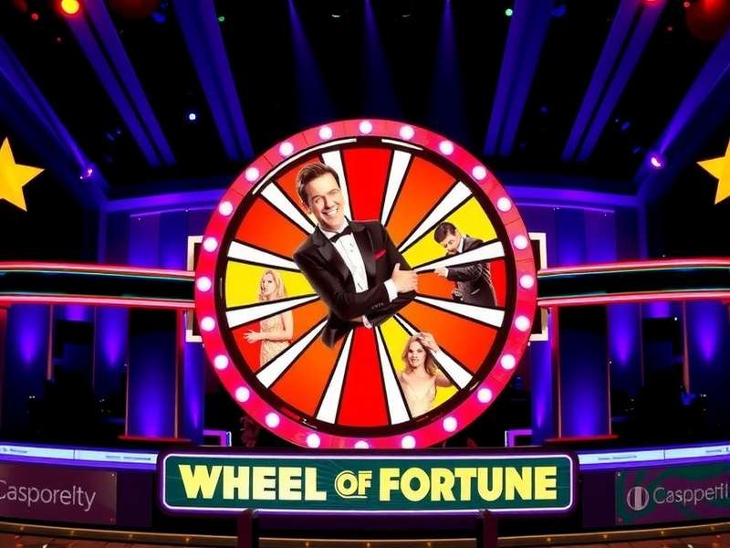 Wheel of Fortune game running on multiple devices - phone, tablet and computer