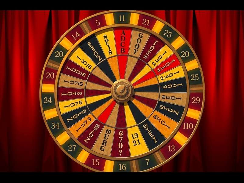 Detailed diagram of the Wheel of Fortune showing prize distribution and spin dynamics