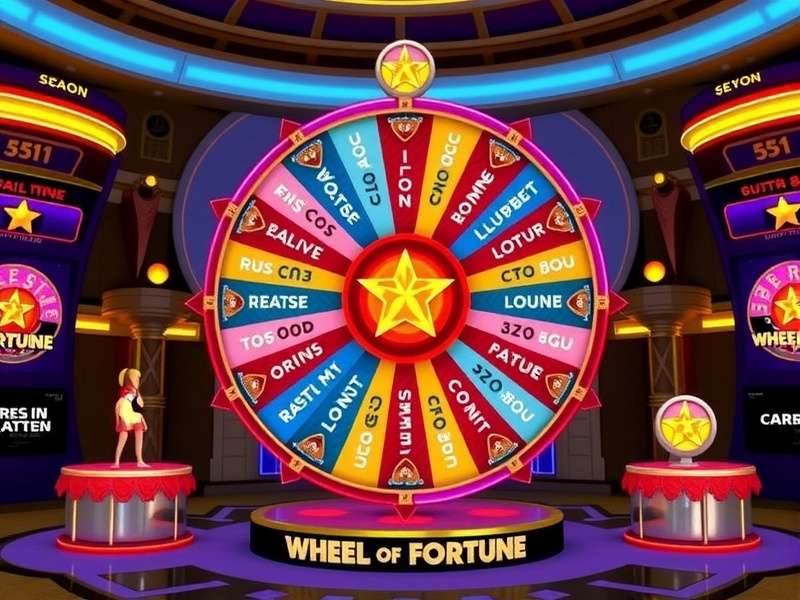 Wheel of Fortune online free game interface showing the iconic wheel and puzzle board