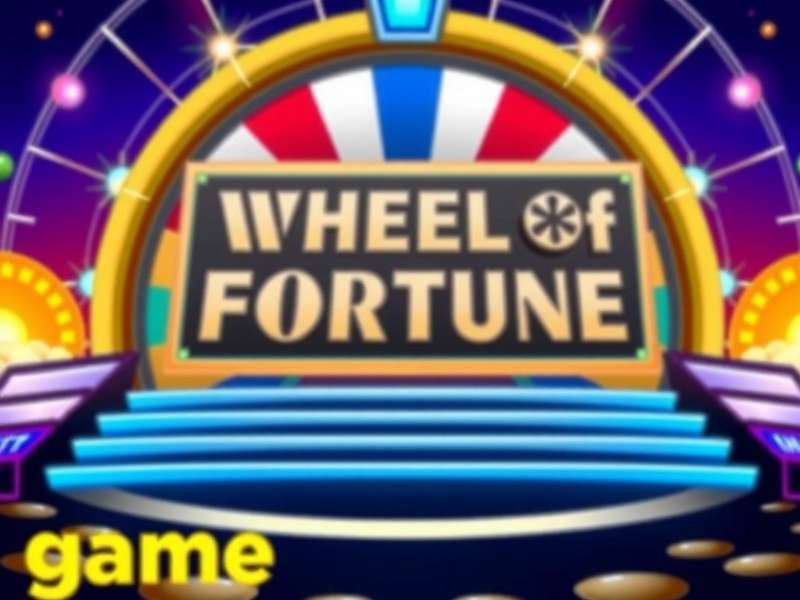 Digital wheel of fortune game interface on a laptop and mobile phone