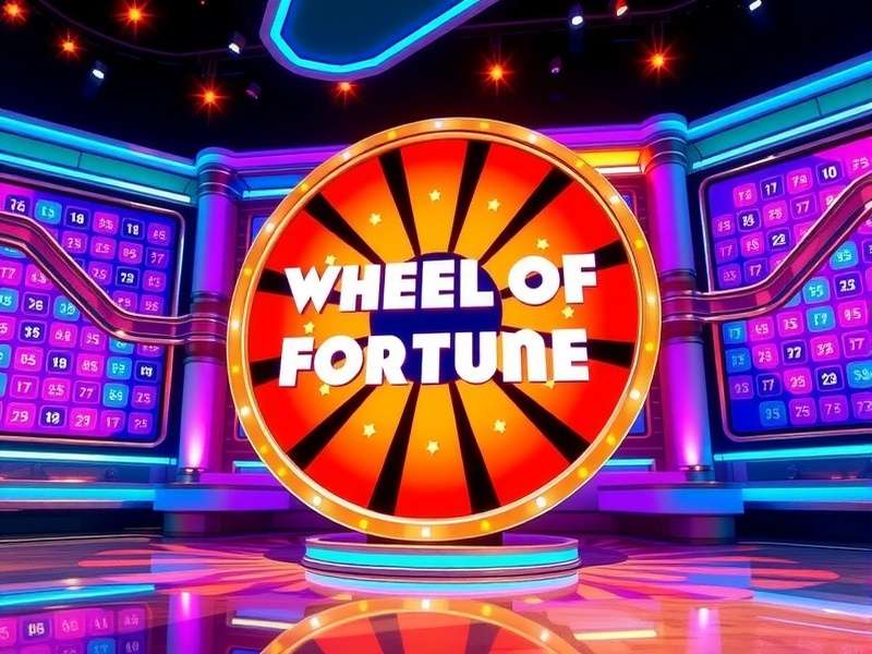 Wheel of Fortune music composer in recording studio with original score
