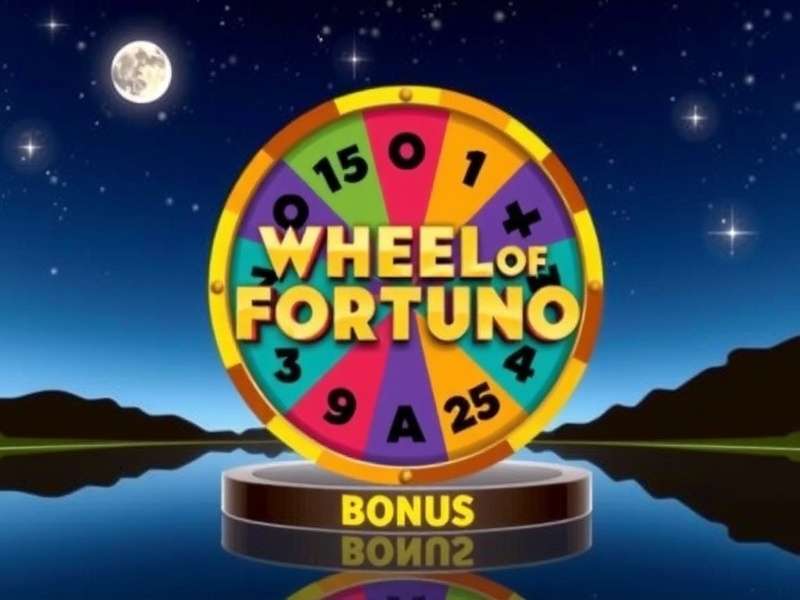 Wheel of Fortune Bonus Puzzle board with glowing letters