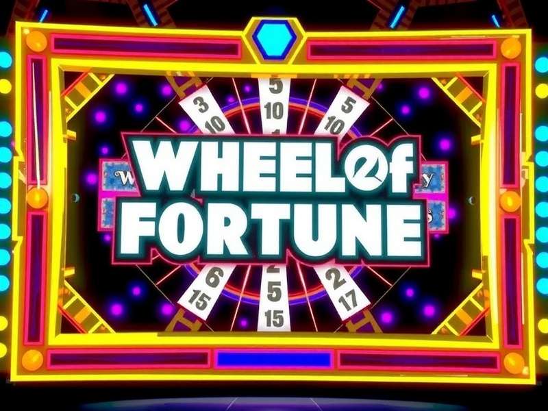 Wheel of Fortune game on Xbox Series X with controller and screen