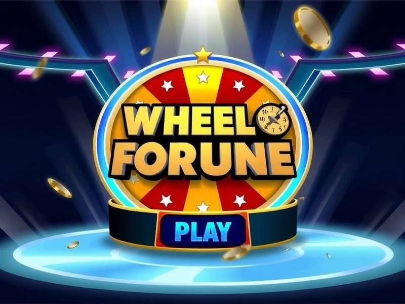 Screenshot of Wheel Of Fortune online game interface showing wheel and puzzle board
