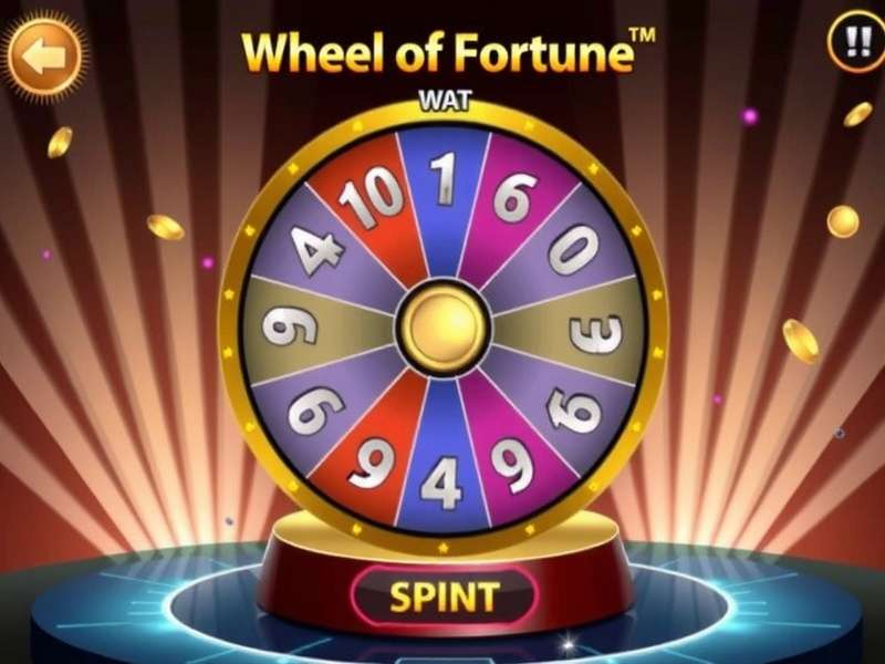 Wheel Of Fortune Online Game Interface showing digital wheel and puzzle board