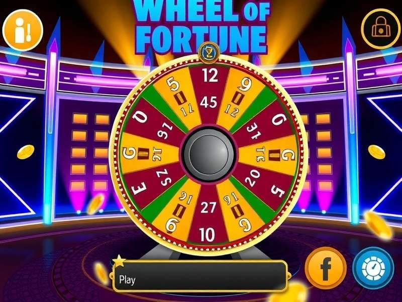 Wheel of Fortune game app interface on mobile