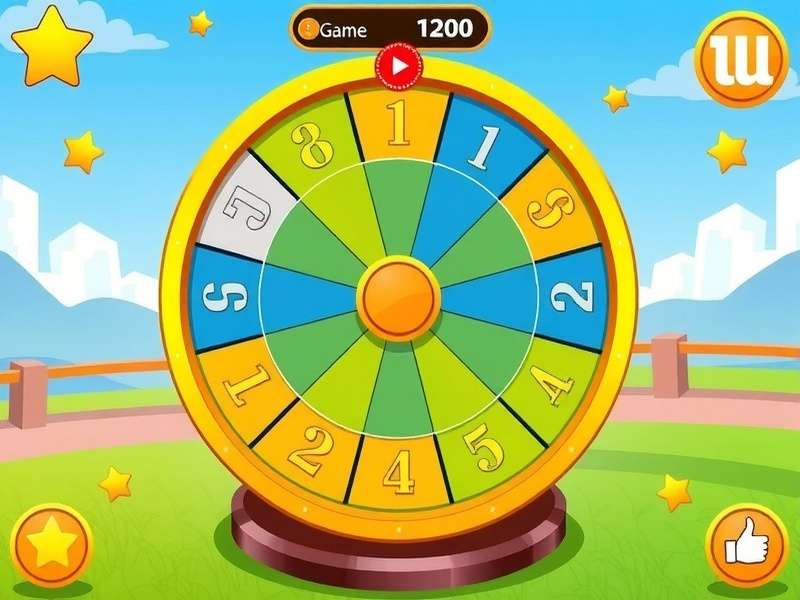 Children playing Wheel of Fortune game with colorful wheel and letter board