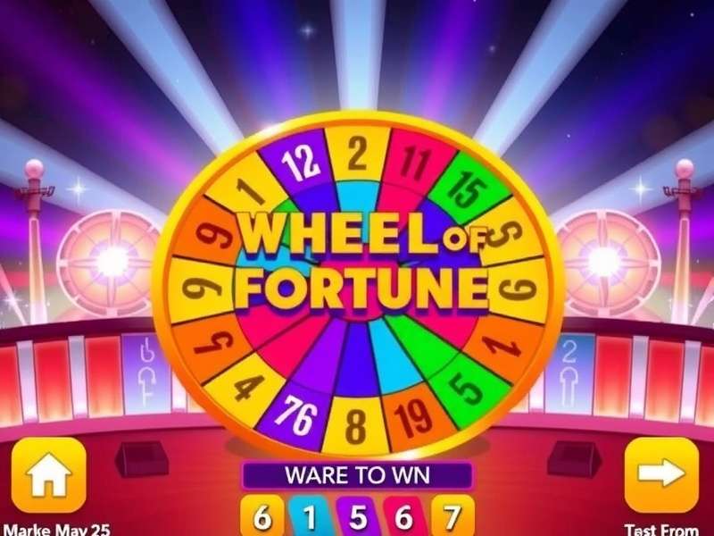 Wheel of Fortune Game Maker Interface showing customization options