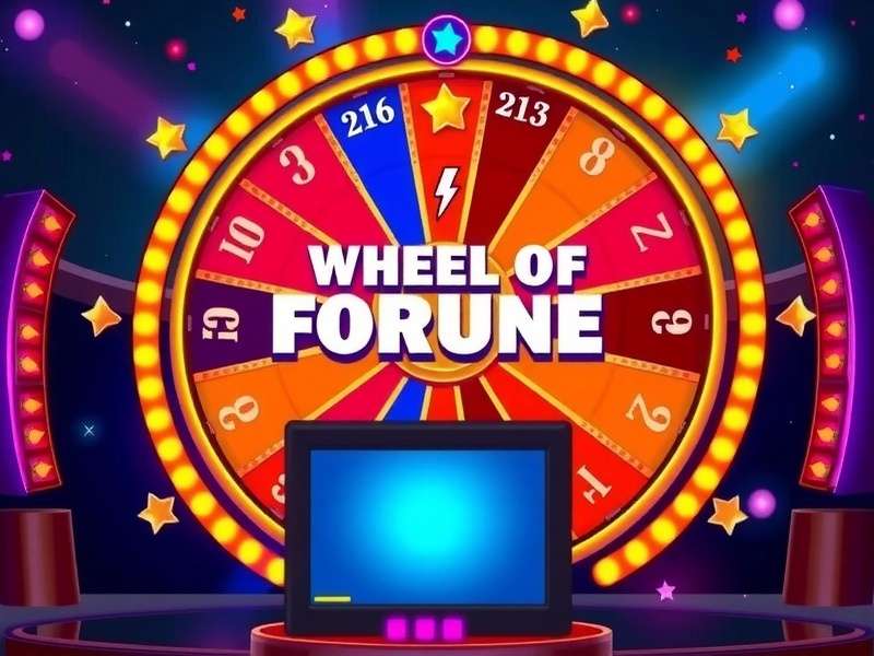 Wheel of Fortune game setup in a classroom with students participating