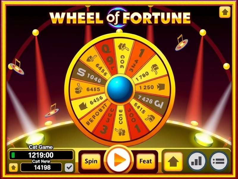 Free Wheel Of Fortune Game Slot Machine – spinning wheel with golden lights