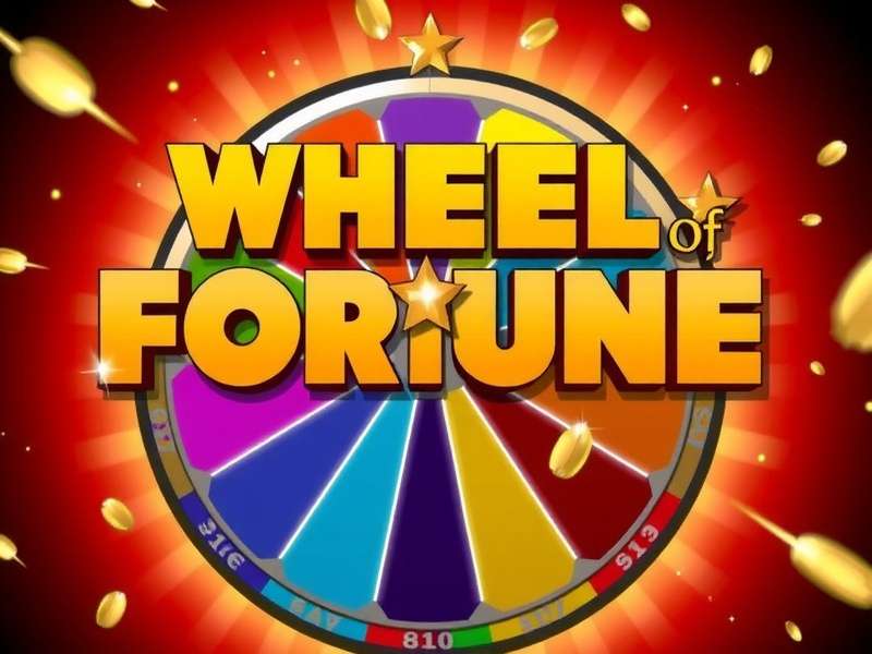 Wheel Of Fortune official fan hub featuring the iconic wheel and bright studio lights