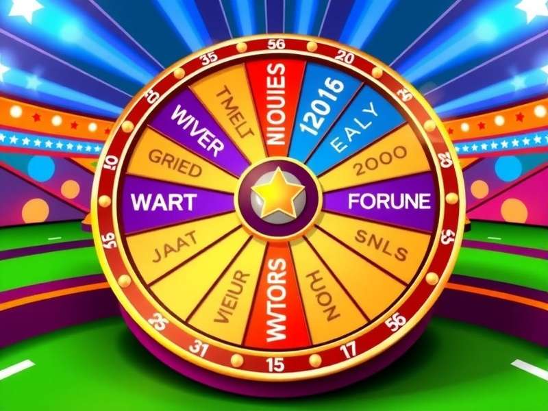 Wheel Of Fortune Game Show App interface showing the iconic wheel and puzzle board