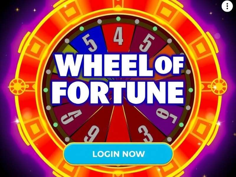 Wheel Of Fortune Login official portal illustration