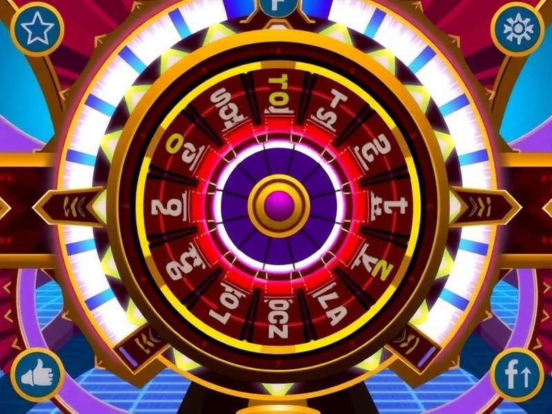 Wheel Of Fortune game PC free download – main game interface with spinning wheel and puzzle board