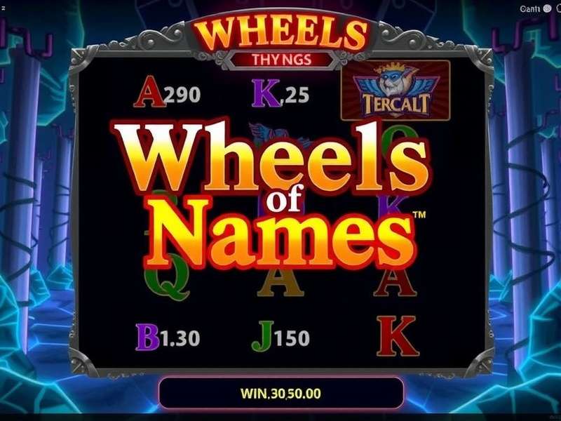 Wheel Of Fortune game wheel with colorful segments and glowing lights